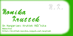 monika kruttek business card